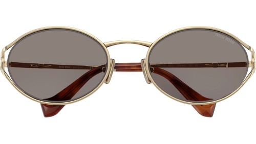 MIU MIU MU 52YS - ZVN80Q - 54 Sonnenbrillen Gold Oval