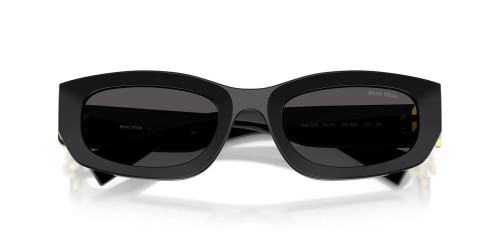 MIU MIU MU B04S - 16K08Z - 53 Sonnenbrillen Schwarz Eckig