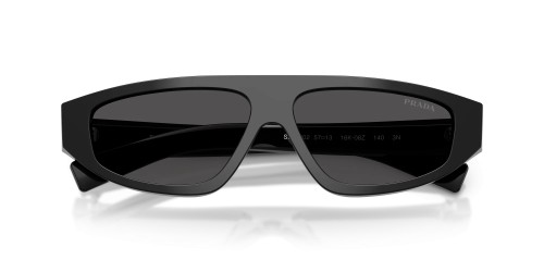 PRADA PR C02S - 16K08Z - 57 Sonnenbrillen Schwarz Eckig