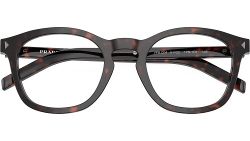 PRADA PR C04V - 17N1O1 - 51 Brillenfassungen Kissenform (Abgerundet)