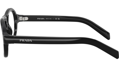 PRADA PR C12V - 16K1O1 - 54 Brillenfassungen Schwarz Pilot (Aviator)