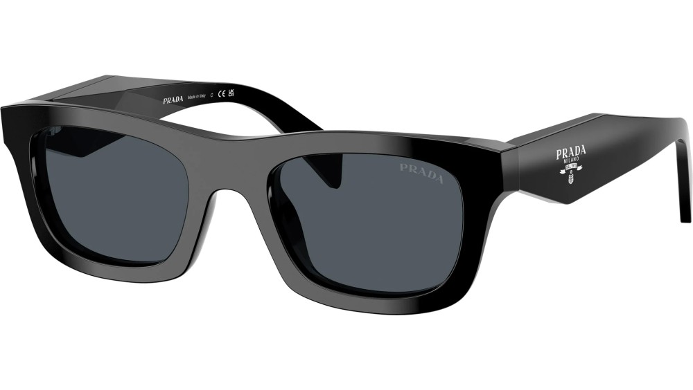 PRADA PR C06S - 16K70B - 50 Sonnenbrillen Schwarz Kissenform (Abgerundet)