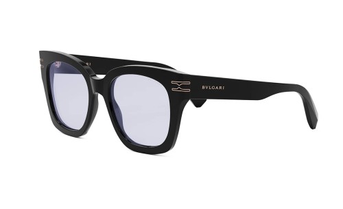 Bvlgari BV50008I B ZERO1 - 001 - 51 Brillenfassungen Schwarz Kissenform (Abgerundet)