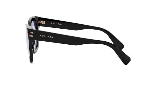 Bvlgari BV50008I B ZERO1 - 001 - 51 Brillenfassungen Schwarz Kissenform (Abgerundet)