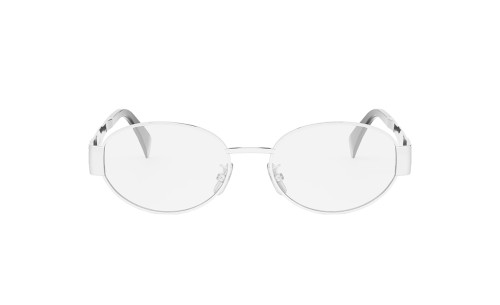 Celine CL50140U - 016 - 53 Brillenfassungen Silber Oval