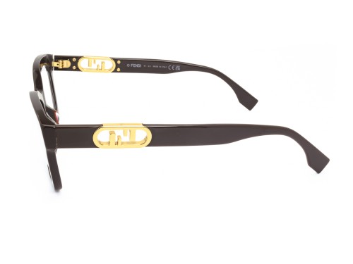 Fendi FE50039I - 050 - 52 Brillenfassungen Braun Kissenform (Abgerundet)