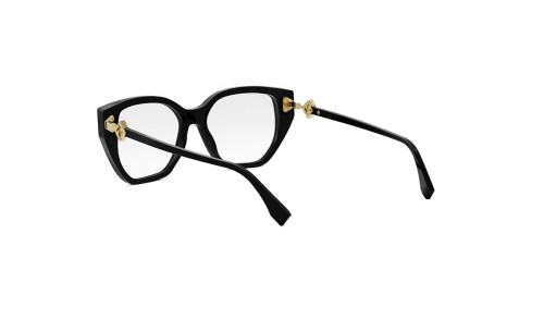 Fendi FE50100I - 001 - 53 Brillenfassungen Schwarz Cat Eye