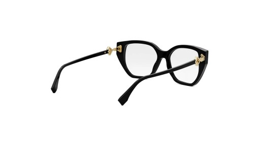 Fendi FE50100I - 001 - 53 Brillenfassungen Schwarz Cat Eye