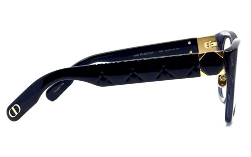 Dior LADY 95.22O S1F - 3000 - 52 Brillenfassungen Blau Eckig