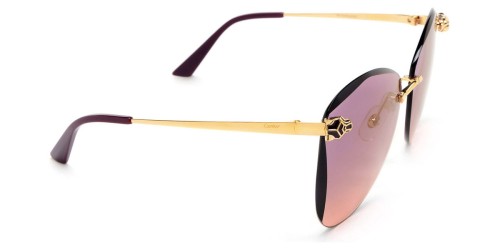 Cartier CT0398S - 003 - 62 Sonnenbrillen Gold Schmetterling