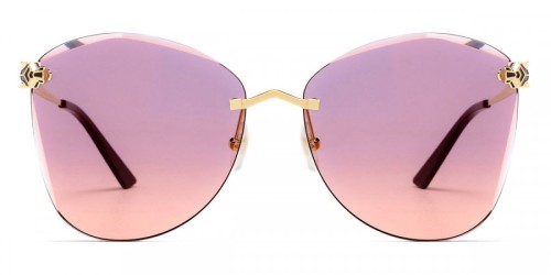 Cartier CT0398S - 003 - 62 Sonnenbrillen Gold Schmetterling