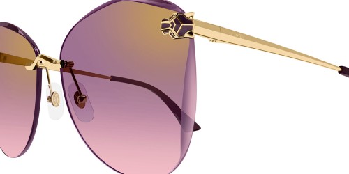 Cartier CT0398S - 003 - 62 Sonnenbrillen Gold Schmetterling