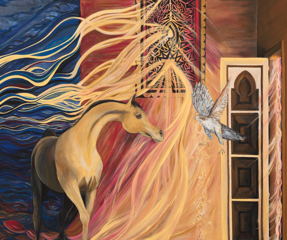 Fanni Mikó HOMECOMING - 2023, ACRYLIC, CANVAS - 100 X 120 Gemälde