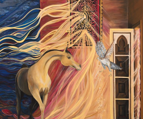 Fanni Mikó - Gemälde - HOMECOMING - 2023, ACRYLIC, CANVAS - 100 X 120