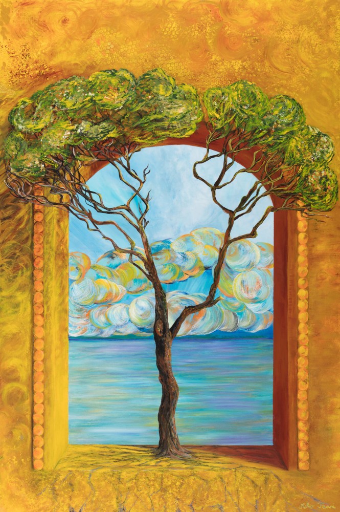 Fanni Mikó BREAKTHROUGH - 2024, ACRYLIC, CANVAS - 100 X 150 Gemälde