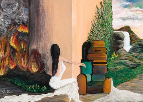 Fanni Mikó - Gemälde - NEW CHAPTER - 2023, ACRYLIC, CANVAS - 50 X 70
