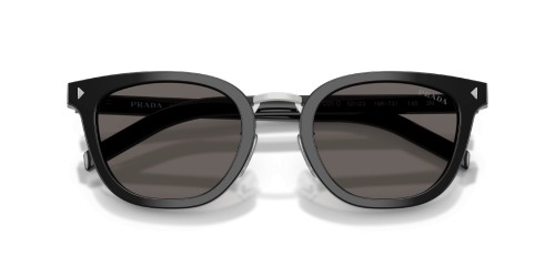 PRADA PR C01SD - 16K731 - 52 Sonnenbrillen Schwarz Kissenform (Abgerundet)