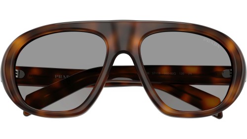 PRADA PR C05S - 20D50Q - 57 Sonnenbrillen Wacholder Schildkröte Pilot (Aviator)