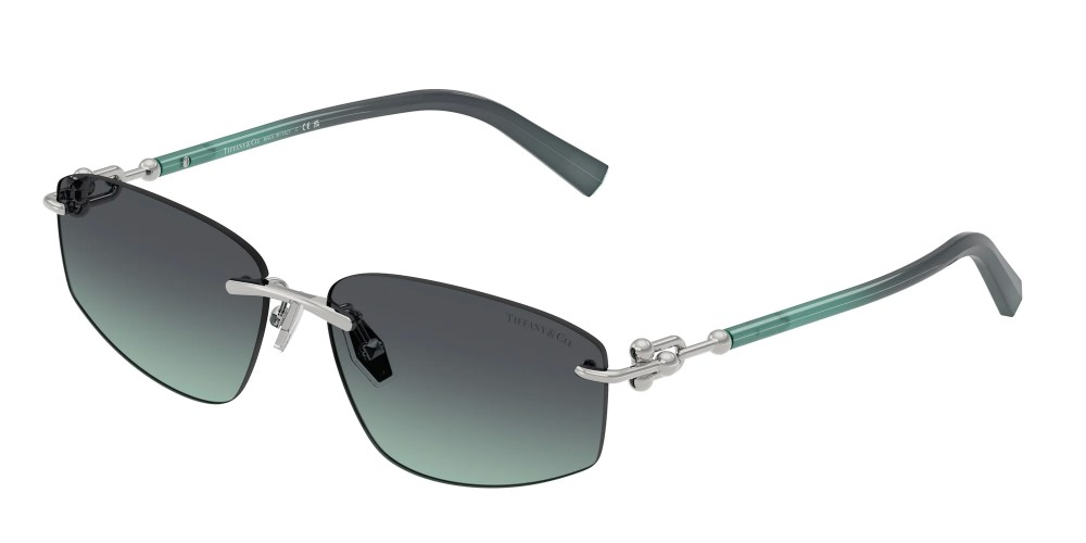 TIFFANY & CO. TF3114 - 60012G - 59 Sonnenbrillen Silber Eckig