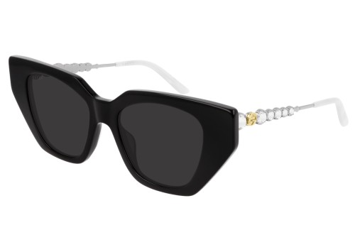 Gucci GG0641S - 001 - 53 Sonnenbrillen Schwarz Cat Eye