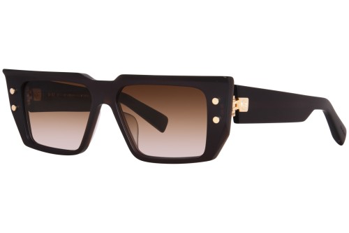 Balmain BPS-128 B-VI - F - 54 Sonnenbrillen Braun Eckig