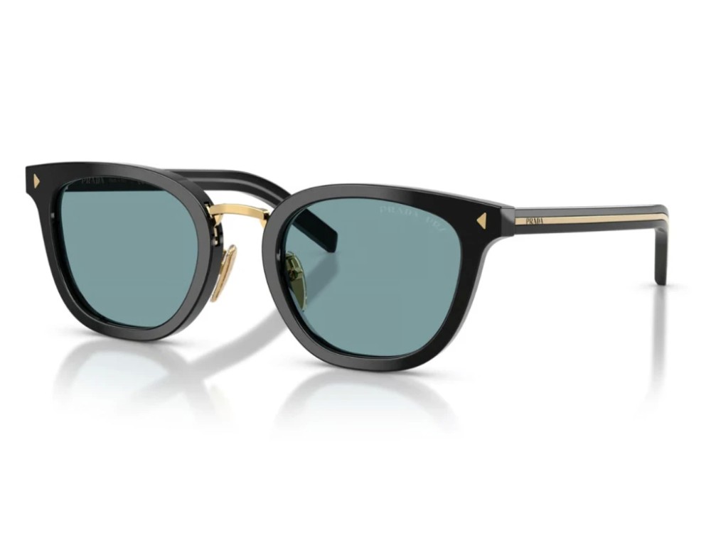 PRADA PR C01SD - 16K04D - 52 - MIT POLARISIERTEN GLÄSERN Sonnenbrillen Schwarz Cat Eye