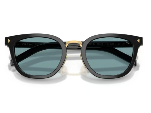 PRADA PR C01SD - 16K04D - 52 - MIT POLARISIERTEN GLÄSERN Sonnenbrillen Schwarz Cat Eye
