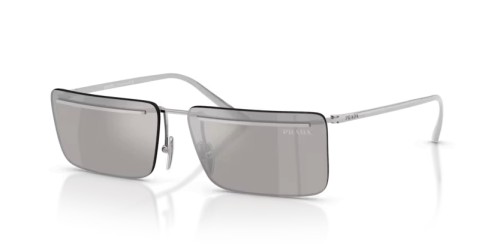 PRADA PR C53S - 1BC60N - 60 Sonnenbrillen Silber Rechteck