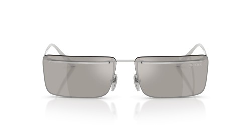 PRADA PR C53S - 1BC60N - 60 Sonnenbrillen Silber Rechteck