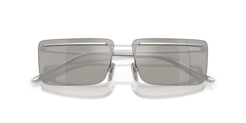 PRADA PR C53S - 1BC60N - 60 Sonnenbrillen Silber Rechteck
