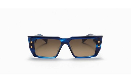 Balmain BPS-128 B-VI - C - 54 Sonnenbrillen Blau Eckig
