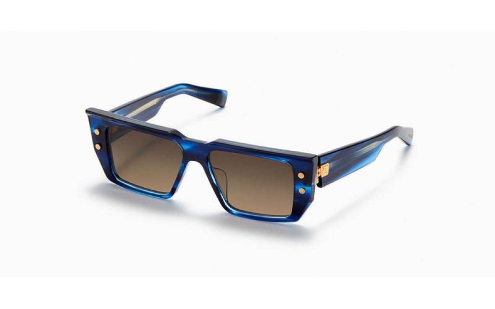 Balmain BPS-128 B-VI - C - 54 Sonnenbrillen Blau Eckig