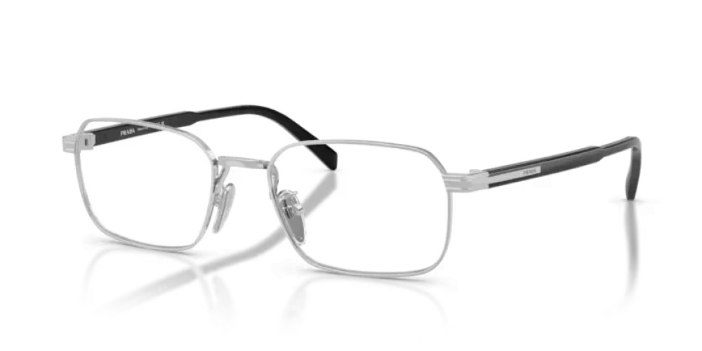 PRADA PR C50VD - 1BC1O1 - 55 Brillenfassungen Silber Eckig
