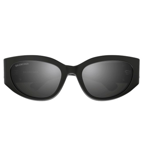 Balenciaga BB0324SK - 007 - 55 Sonnenbrillen Grau Oval