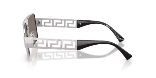 VERSACE VE2290 - 10016G - 61 Sonnenbrillen Silber Rechteck