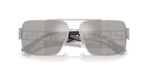 VERSACE VE2290 - 10016G - 61 Sonnenbrillen Silber Rechteck