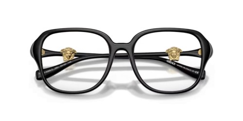 VERSACE VE3386D - GB1 - 55 Brillenfassungen Schwarz Eckig