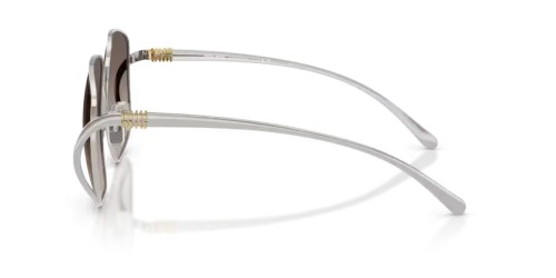 MIU MIU MU A57S - 1BC30S - 57 Sonnenbrillen Silber Eckig