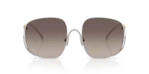 MIU MIU MU A57S - 1BC30S - 57 Sonnenbrillen Silber Eckig
