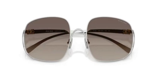 MIU MIU MU A57S - 1BC30S - 57 Sonnenbrillen Silber Eckig
