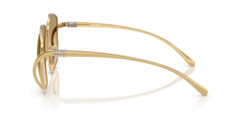 MIU MIU MU A57S - 5AK20S - 57 Sonnenbrillen Gold Eckig