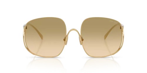 MIU MIU MU A57S - 5AK20S - 57 Sonnenbrillen Gold Eckig