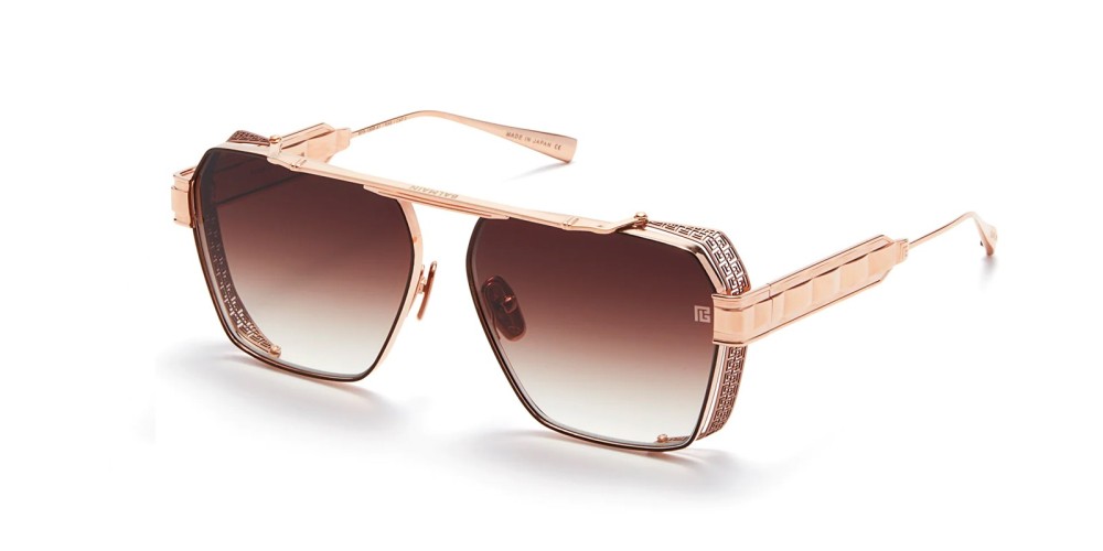 Balmain BPS-155 PREMIER - B - 61 Sonnenbrillen Roségold Eckig