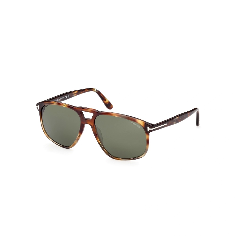 Tom Ford FT1000 PIERRE-02 - 56N - 58 Sonnenbrillen Havanna Pilot (Aviator)
