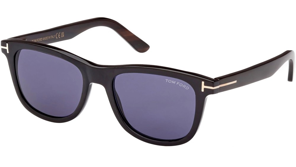 Tom Ford FT1046-Private Collection REAL HORN - 63V - 53 Sonnenbrillen Schwarz Eckig