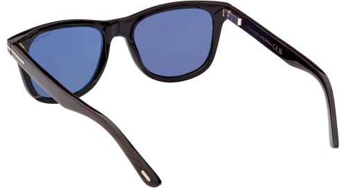 Tom Ford FT1046-Private Collection REAL HORN - 63V - 53 Sonnenbrillen Schwarz Eckig