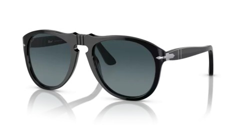 Persol PO0649 - 95/S3 - 56 - MIT POLARISIERTEN GLÄSERN Sonnenbrillen Schwarz Pilot (Aviator)