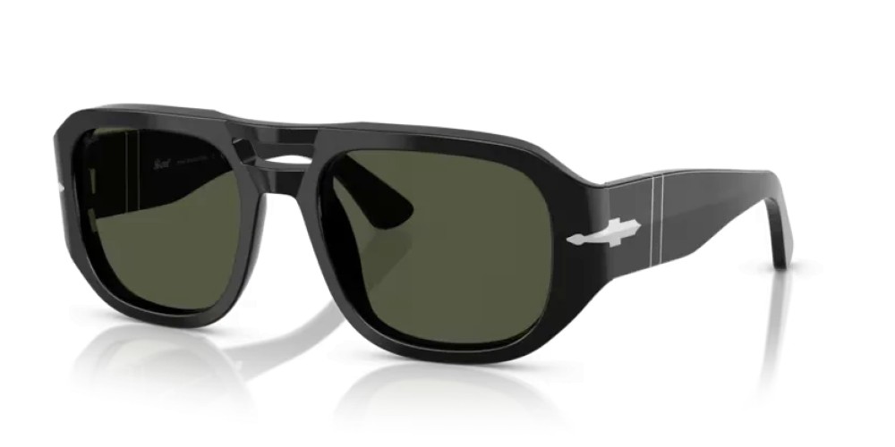 Persol PO3373S - 95/31 - 56 Sonnenbrillen Schwarz Pilot (Aviator)