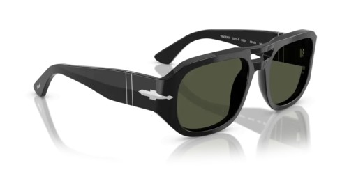 Persol PO3373S - 95/31 - 56 Sonnenbrillen Schwarz Pilot (Aviator)