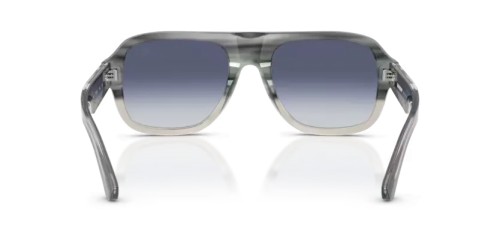 BURBERRY BE4478 - 420814 - 55 Sonnenbrillen Gestreiftes Grau Verlauf Pilot (Aviator)